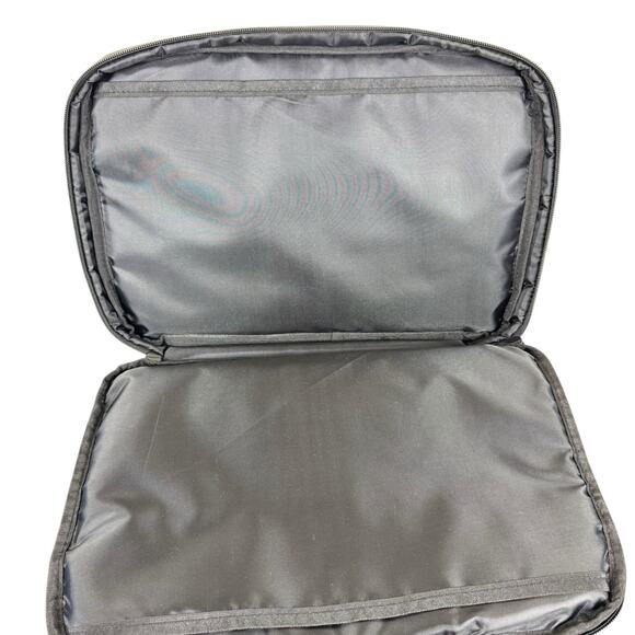 Thirty-One 31 Bags Striped Zippered Laptop Carrying Case Monogrammed H - Picture 7 of 8